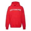 Sweat à capuche oversize Love The Progress 2.0, tailles asiatiques, « Rouge »