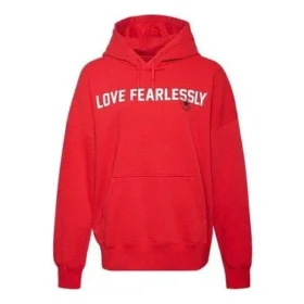 Sweat à capuche oversize Love The Progress 2.0, tailles asiatiques, « Rouge »