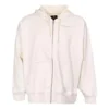 Sweat à capuche oversize zippé sur toute la longueur, tailles asiatiques « Off White »