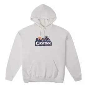 Sweat à capuche épais OS avec logo en relief, tailles asiatiques « Blanc »
