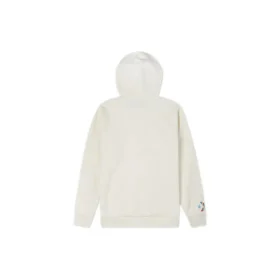 Sweat à capuche recyclé Peace & Unity, tailles asiatiques « Egret »