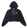 Sweat à capuche Retro Chuck Full Zip, tailles asiatiques « Noir »