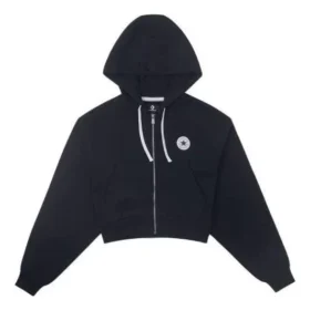Sweat à capuche Retro Chuck Full Zip, tailles asiatiques « Noir »