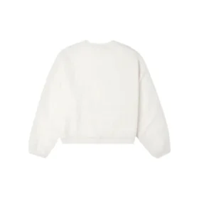 Sweat à capuche Sherpa, tailles asiatiques « Egret »