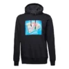 Sweat à capuche Star Chevron 3D Court, tailles asiatiques « Noir »