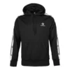 Sweat à capuche Star Chevron Track, tailles asiatiques « Noir »