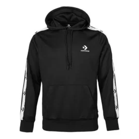 Sweat à capuche Star Chevron Track, tailles asiatiques « Noir »