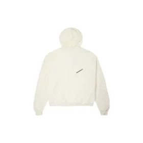 Sweat à capuche Star – Tailles asiatiques « Milk White »