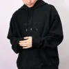 Sweat à capuche Star, tailles asiatiques « Noir »