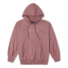 Sweat à capuche Twisted Knits – Tailles asiatiques « Rose »