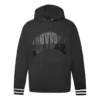 Sweat à capuche Twisted Varsity, tailles asiatiques « Noir »