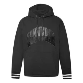 Sweat à capuche Twisted Varsity, tailles asiatiques « Noir »