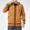 Sweat à capuche UTILITY FULL ZIP – Tailles asiatiques « Dark Soba Brown »