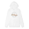 Sweat à capuche zippé avec patch Chuck déstructuré, tailles asiatiques « Blanc »