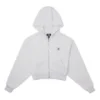 Sweat à capuche zippé Retro Chuck, tailles asiatiques « Gris »