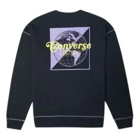 Sweat à col rond Renew Graphic, tailles asiatiques « Noir »