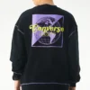 Sweat à col rond Renew Graphic, tailles asiatiques « Noir »