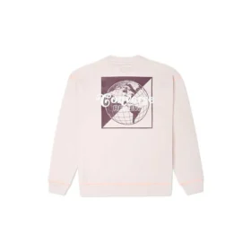 Sweat à col rond Renew Graphic, tailles asiatiques « Silt Red »