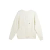 Sweat à col rond Star, tailles asiatiques « Beige »