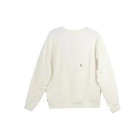 Sweat à col rond Star, tailles asiatiques « Beige »