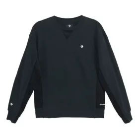 Sweat à col rond Star, tailles asiatiques « Noir »