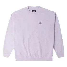Sweat-shirt ample avec patch Sneakers, tailles asiatiques « Light Purple »