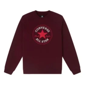 Sweat-shirt à capuche en molleton Go-To Chuck Taylor All Star Patch, coupe standard, tailles asiatiques « Bordeaux » Sweat-shirt à capuche en molleton Go-To Chuck Taylor All Star Patch, coupe standard, tailles asiatiques « Bordeaux »