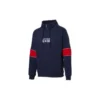 Sweat-shirt à col cheminée et fermeture éclair quart de longueur Chuck Taylor All Star, tailles asiatiques « Bleu marine »