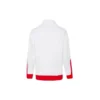 Sweat-shirt à col cheminée imprimé, tailles asiatiques « Rouge »