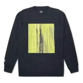 Sweat-shirt à col rond Converse Shapes Bubble unisexe, tailles asiatiques « Noir »