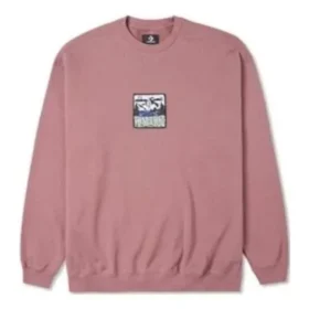Sweat-shirt à col rond Counter Climate Graphic, tailles asiatiques « Rose mauve » Sweat-shirt à col rond Counter Climate Graphic, tailles asiatiques « Rose mauve »