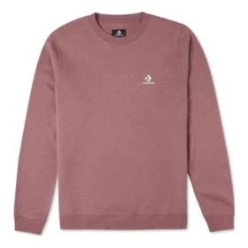 Sweat-shirt à col rond en molleton brossé avec motif étoile et chevrons brodés Go-To, tailles asiatiques « Marron » Sweat-shirt à col rond en molleton brossé avec motif étoile et chevrons brodés Go-To, tailles asiatiques « Marron »