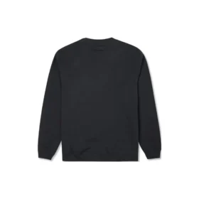 Sweat-shirt à col rond en molleton brossé à chevrons et étoile brodée Go-To, tailles asiatiques « Noir » Sweat-shirt à col rond en molleton brossé à chevrons et étoile brodée Go-To, tailles asiatiques « Noir »