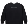 Sweat-shirt à col rond Gold Standard avec cristaux Swarovski, tailles asiatiques « Noir »