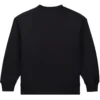Sweat-shirt à col rond Gold Standard avec cristaux Swarovski, tailles asiatiques « Noir »