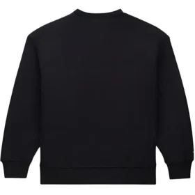 Sweat-shirt à col rond Gold Standard avec cristaux Swarovski, tailles asiatiques « Noir »