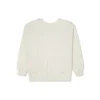 Sweat-shirt à col rond matelassé Shapes, tailles asiatiques « Beige »