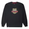 Sweat-shirt à col rond motif tigre de la série Nouvel An, tailles asiatiques « Noir »