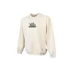 Sweat-shirt à col rond Spring Up Graphic, tailles asiatiques « Egret »