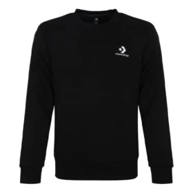 Sweat-shirt à col rond Star Chevron EMB, tailles asiatiques « Noir »