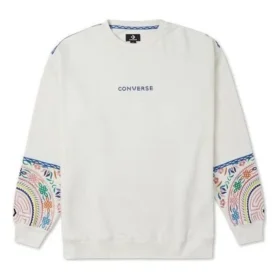 Sweat-shirt à col rond Tapesty Tailles asiatiques « Blanc »