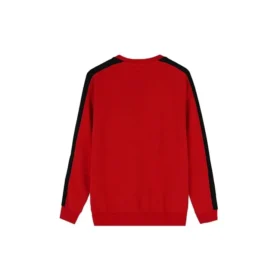 Sweat-shirt à col rond Track Taping, tailles asiatiques « Red »