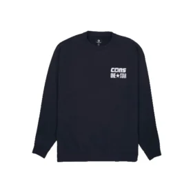 Sweat-shirt Cons One Star Crew, tailles asiatiques « Black »