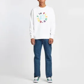 Sweat-shirt Converse x Golf Le Fleur Crew, tailles asiatiques « Blanc »