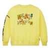 Sweat-shirt Converse x Keith Haring Shapes, tailles asiatiques « Yellow »