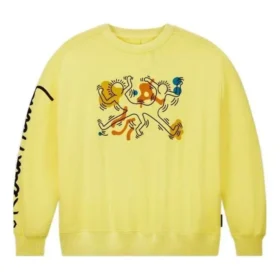 Sweat-shirt Converse x Keith Haring Shapes, tailles asiatiques « Yellow »