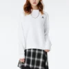 Sweat-shirt décontracté Tailles asiatiques « Blanc »