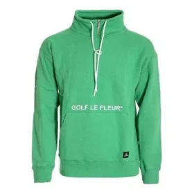 Sweat-shirt à fermeture éclair quart de longueur Converse x Golf Le Fleur, tailles asiatiques « Vert »