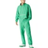 Sweat-shirt à fermeture éclair quart de longueur Converse x Golf Le Fleur, tailles asiatiques « Vert »