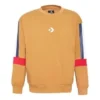 Sweat-shirt LW à empiècements contrastés – Tailles asiatiques « Marron »